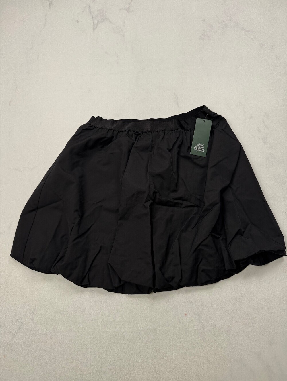 Wild Fable A-Line Skirt Black 90s VTG Adjustable - Womens S